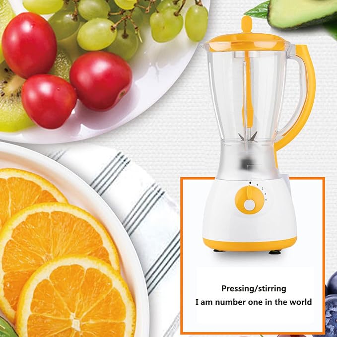 Blender Smoothie Maker 1000W High Speed Professional Smoothie Blender Adjustable Speed 1.5L Jar Kitchen Professional Food Processor Blender (Green)