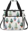 Xmas Tree Coffee Maker Carrying Bag Cartoon Tree Travel Storage Bag Compatible with K-Mini or K-Mini Plus Single Serve Coffee Brewer Carrying Case with Multiple Pockets &amp Shoulder Strap