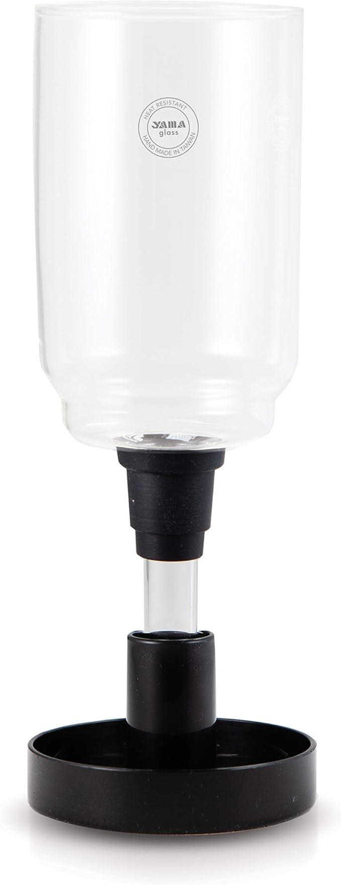 YAMA Glass 3 Cup Tabletop Siphon Gravity Coffee Maker with Alcohol Burner
