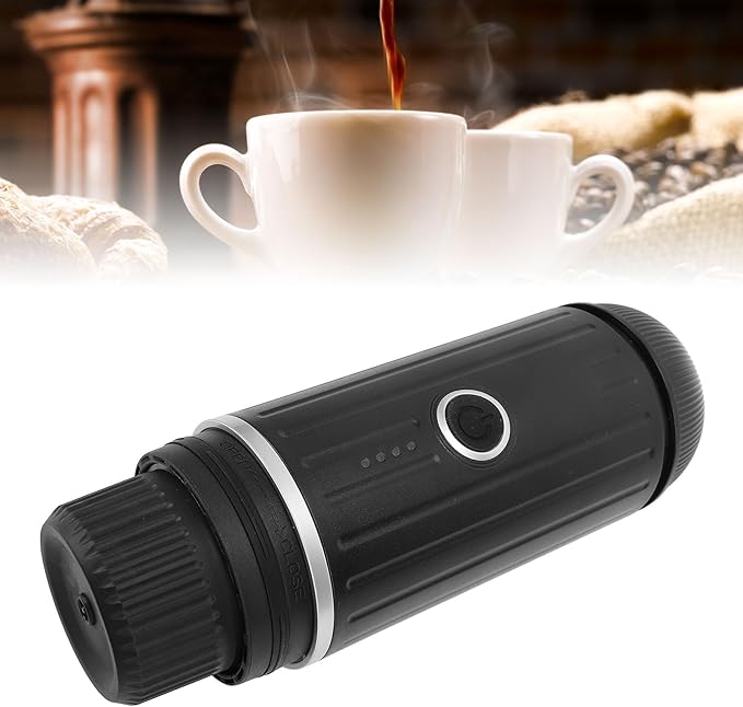 Portable Electric Espresso Machine Travel Coffee Maker for Camping Car Coffee Maker Self - Heating With Ground Coffee &amp NS Capsule for RV Hiking Office