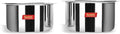 Sumeet Stainless Steel Cookware Set With Lid 5.2 LTR to 6.4 L 2 Piece (Steel)