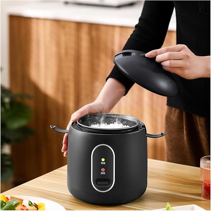 Mini Rice Cooker Commercial Rice Cooker 1.2L Detachable Non-Stick Rice Cooker Heat Preservation Function Smart Automatic