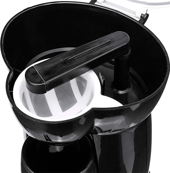 JITUIHOM Automatic Drip Coffee Maker - Compact Mini Machine for Home Use Dual Function for &amp Tea Single Cup Brewer