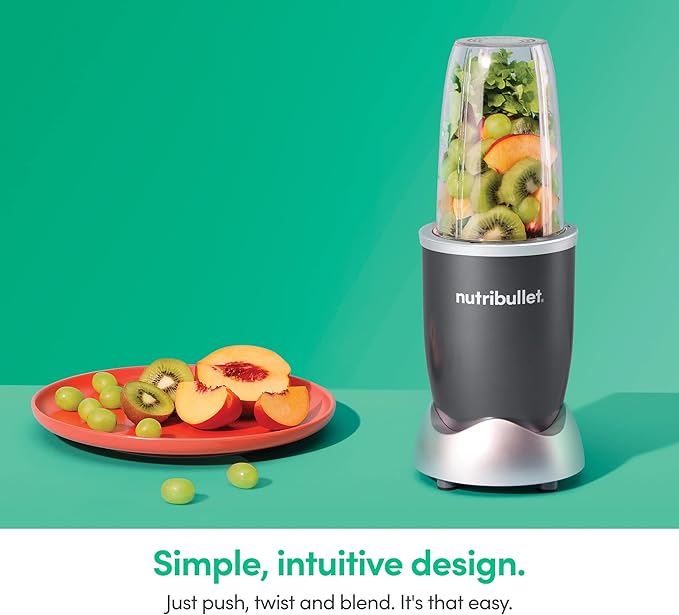 nutribullet Personal BlenderShakesSmoothiesFood Prepand Frozen Blending24 Ounces600 WattGrayNBR-0601WM(Pack of 2)