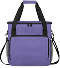 Purple Coffee Maker Carrying Bag Waterproof Insulated Leakproof Cooler Bag Portable Storage Tote Bag Organizer With Shoulder Strap