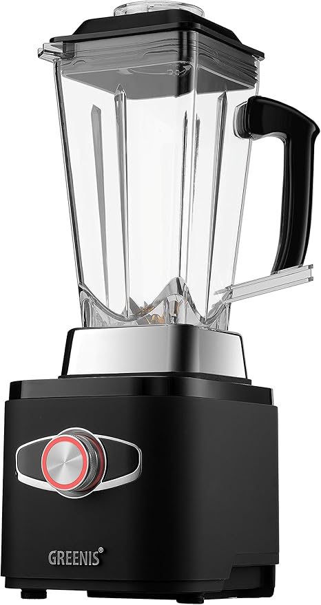 Greenis FGR 8830 Smart Power Blender - BLACK with Thermometer in Tamper