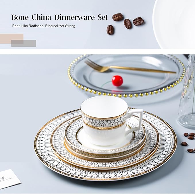 Stoneware Dinnerware Set Service for 1 people teacup coffee cup and saucers set plate dishes set for home and kitchen
