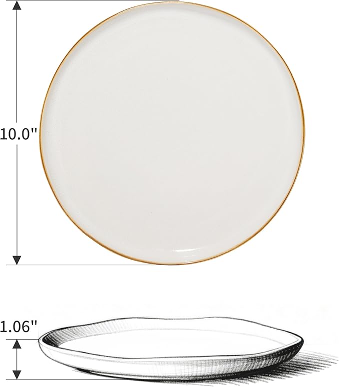18 piece Stoneware Dinnerware Sets White