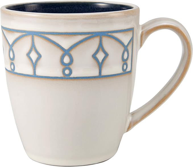 Pfaltzgraff Remi Blue 16 Piece Dinnerware Set Service for 4