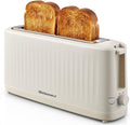 Elite Gourmet ECT2517C SLIMTOAST™ 2-Slice Long Slot Toaster Cool-touch Body 6 Toast Settings &amp Cancel Function Extra Wide 1.5” Slot Easily Fits Breads English Muffins Bagels &amp Waffles C