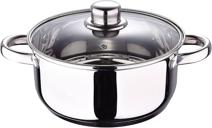Cassel 5-Piece Set + Set of 3 Pans Diameter 16 / Diameter 20 / Diameter 24 cm Red Pressed Aluminium Non-Stick Coating Induction