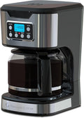 12-Cup Programmable Drip Coffee Maker Stainless Steel Auto Shut-Off