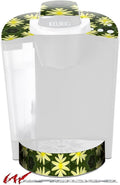 Decal Style Vinyl Skin compatible with Keurig K40 Elite Coffee Makers Abstract Floral Yellow (COFFEE MAKER NOT INCLUDED)