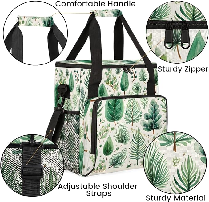 Christmas Tree Coffee Maker Carrying Bag Gothic Tree Travel Storage Bag Compatible with K-Mini or K-Mini Plus Single Serve Coffee Brewer Carrying Case with Multiple Pockets &amp Shoulder Strap