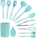 Megachef Tool Cookware Utensil Set 12 Piece Light Teal