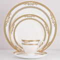 European Style Dinnerware Set Service for 2 Bone China Dinnerware Sets Unbreakable Porcelain Dinner Sets Coffee Cup and Saucer Tableware Set Steak Dinner Plates Dish Set