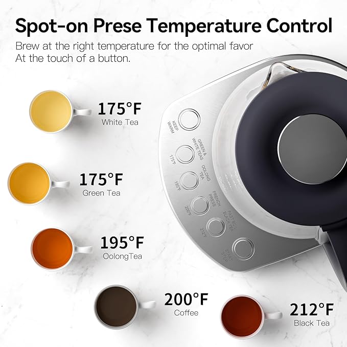 Rice Cooker 2 Cup Uncooked with 4 Cooking Functions &amp Product Image Electric Kettle With Infuser 1.5L Electric Tea Kettle With Temperature Control