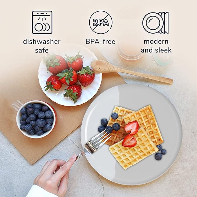 Melamine Serving bowls | Extra Durable Melamine Pasta Salad Bowl | Shatter-Proof and Chip-Resistant | Dishwasher Safe BPA Free | Lightweight Dinnerware Set of 4 | Perfect for Parties Picnics BBQ