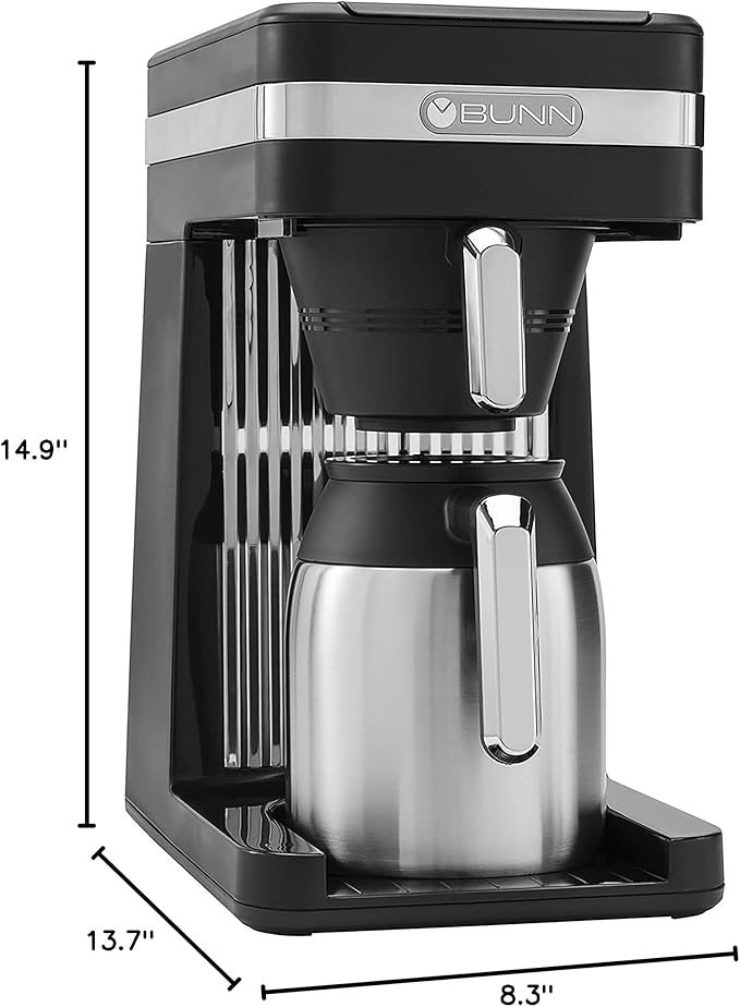 BUNN CSB3TD Speed Brew High Altitude Coffee Maker 10 Cup Stainless Steel