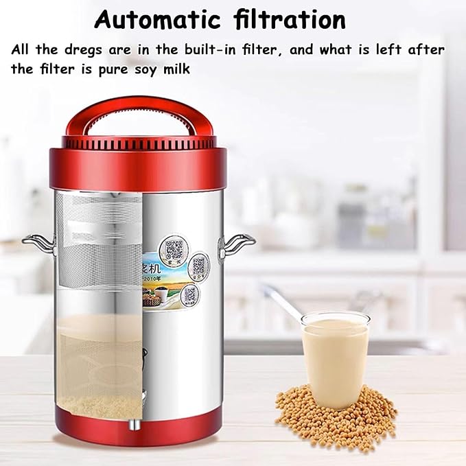 Commercial soymilk Machine Automatic nut Milk Machine Multifunctional Homemade Plant Milk(10L)