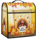 cfpolar Kitchen Aid Mixer Cover Compatible with 6-8 Quarts Thangsgiving Turkey Pumpkins Stand Mixer Cover Kitchen Aid Mixers Accessories Appliance Organizer Bag Dust Covers with Zipper Pocket