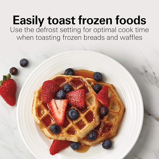 Hamilton Beach 24782 Retro Toaster with Wide Slots Sure-Toast echnology Bagel &amp Defrost Settings Auto Boost to Lift Smaller Breads 4 Slice Polished Stainless Steel