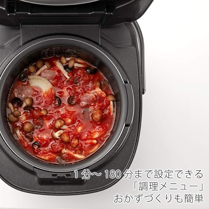 TIGER IH Rice Cooker  TAKITATE (freshly cooked)  (1.0L Cooked) JPE-A100-K (Black)【Japan Domestic genuine products】