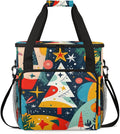Abstract Tree Coffee Maker Carrying Bag Graffiti Tree Travel Storage Bag Compatible with K-Mini or K-Mini Plus Single Serve Coffee Brewer Carrying Case with Multiple Pockets &amp Shoulder Strap