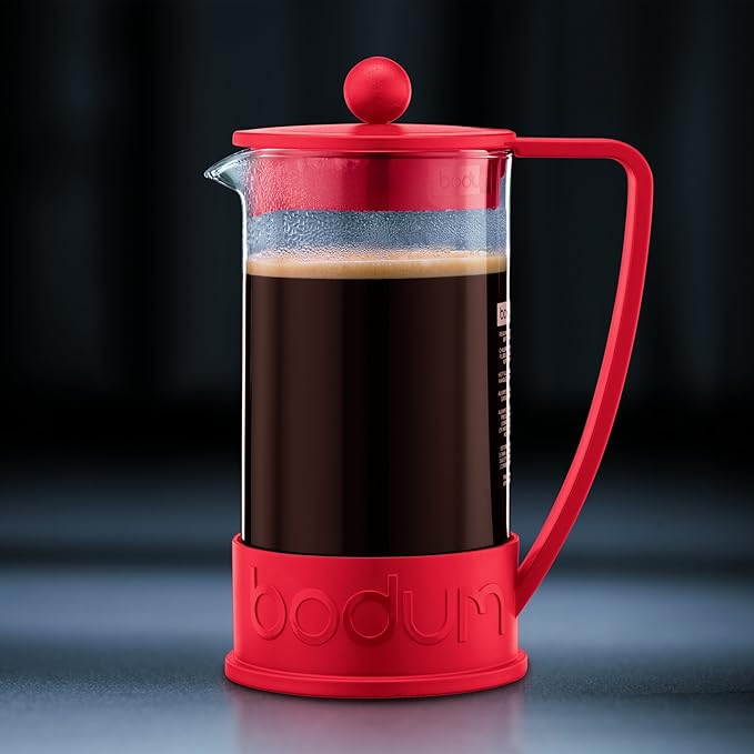 Bodum Brazil French Press Coffee Maker 1000ml Red