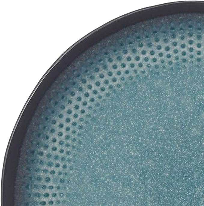 Pfaltzgraff 5267773 Maddox 12-Piece Dinnerware Set teal