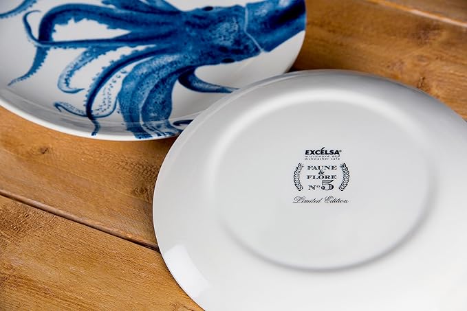 Excelsa Flora &amp Fauna Dinner Set Ceramic Multicoloured