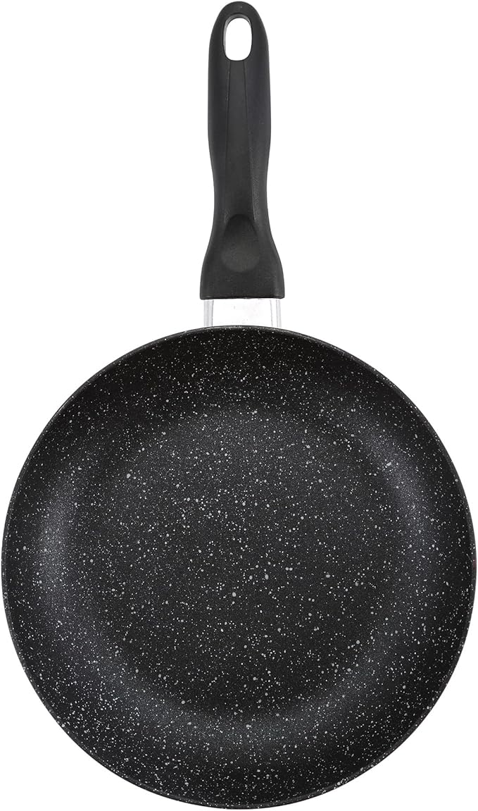 San Ignacio Pack of 3 SARTENES SAN IGNACIO 16CM 20CM 24CM + Kitchen Battery 8 Pieces in Stainless Steel Black