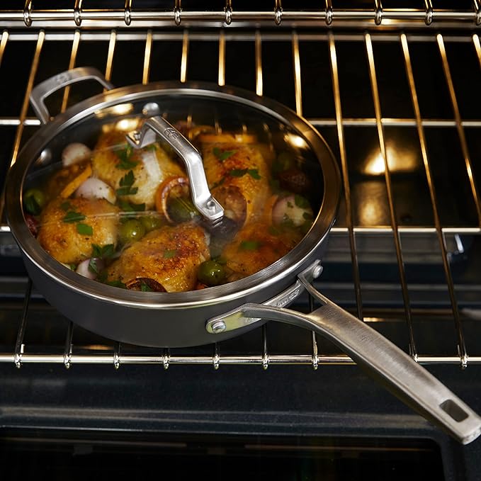 Calphalon Premier Hard-Anodized Nonstick Cookware 11-Piece Pots and Pans Set Dishwasher and Oven Safe with MineralShield Nonstick Technology Durable and Versatile Kitchen Cookware