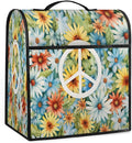 cfpolar Kitchen Aid Mixer Cover Compatible with 6-8 Quarts Colorful Flower Peace Sign Stand Mixer Cover Kitchen Aid Mixers Accessories Appliance Organizer Bag Dust Covers with Zipper Pocket