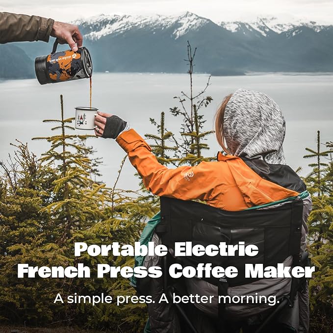 Electric Cookware Included Joulle Kettle French Press Coffee Maker &amp Nomad Cooking System Multi-Functional Cooking Gear for Travel Electric Vehicles Car Camping Overland Vanlife