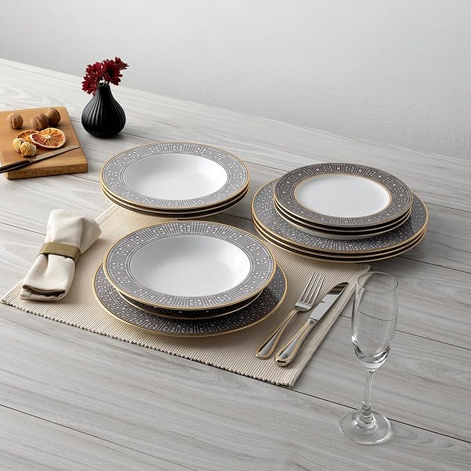Noritake Infinity Bronze 12-Piece Dinnereware Set Service for 4