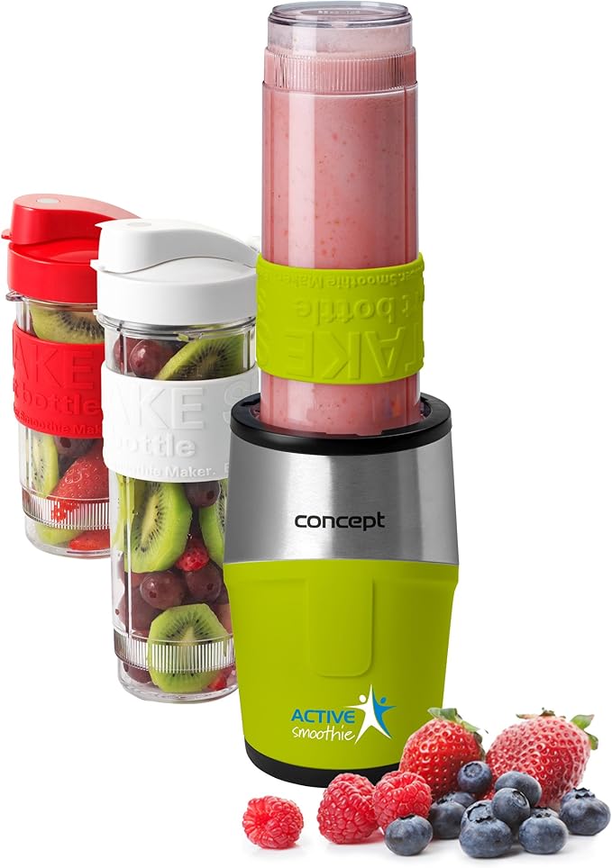 Concept Appliances SM3387 Smoothie Blender 500 W 0.57 Litre Stainless Steel Green