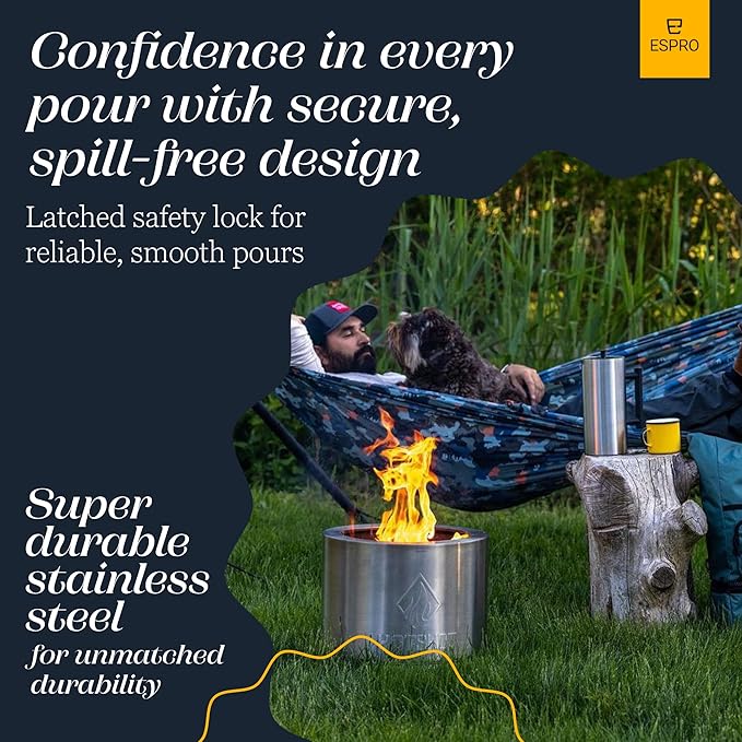 ESPRO P6 32 Ounces French Press Coffee Maker Double Walled Stainless Steel Insulated Brushed Stainless Steel