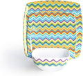 American Atelier Zig Zag 12-Piece Dinnerware Set Yellow