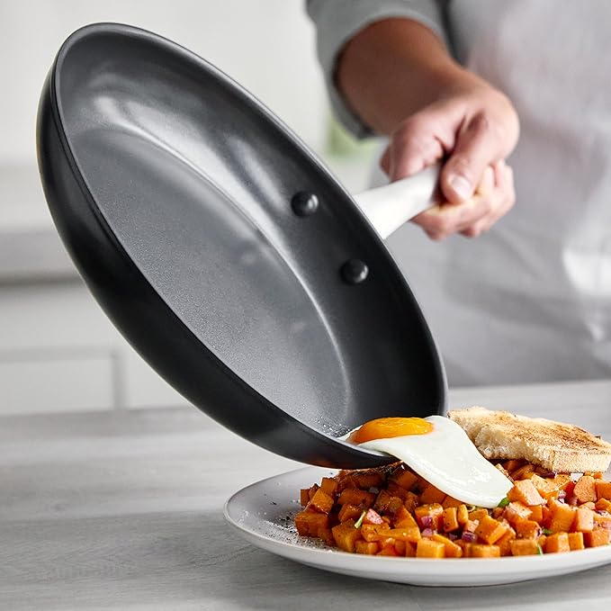 GP Black Pro Infinite8 Ceramic Nonstick 13 Piece Set Hard Anodized Stainless Steel Handle Saute and Saucepans PFAS-Free