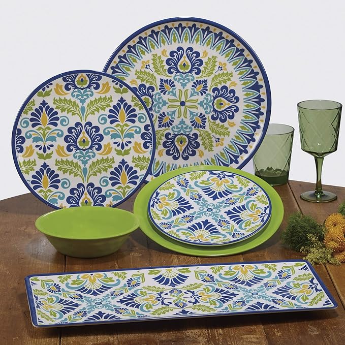 Certified International Martinique Melamine 12 pc Dinnerware Set