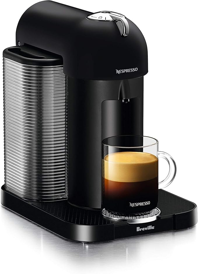 Nespresso Vertuo Coffee and Espresso Machine by Breville Matte Black (Renewed)