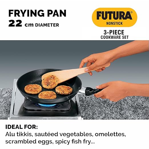 Hawkins Futura Non-Stick Cookware Set 4 Pieces (QS1)