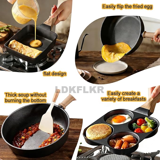Non-Stick Titanium Cookware Set Multi-Functional Frying Pans Sauce Pans with Lids Cooking Pot Sets Pots and Pans Set with All Stovetops for Boiling/Stir-Frying/Stewing18Piece