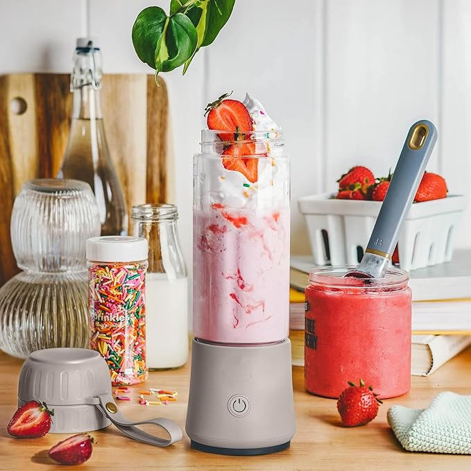 Beautiful Portable to-Go Blender 2.0 70 W 16 oz (Porcini Taupe)