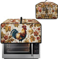 Doojoayie Kitchen Toaster Dust Cover Compatible with 4 Slice Toaster Dust Protection Cover Rooster Print Kitchen Decoration Small Appliance Protector Rooster Print