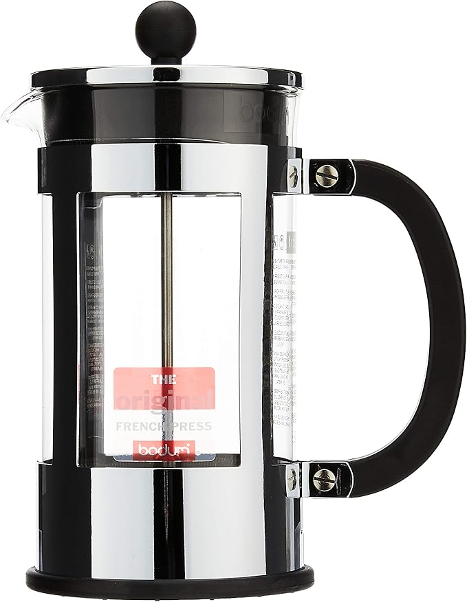 BODUM Kenya 8 Cup French Press Coffee Maker Chrome 1.0 l 34 oz