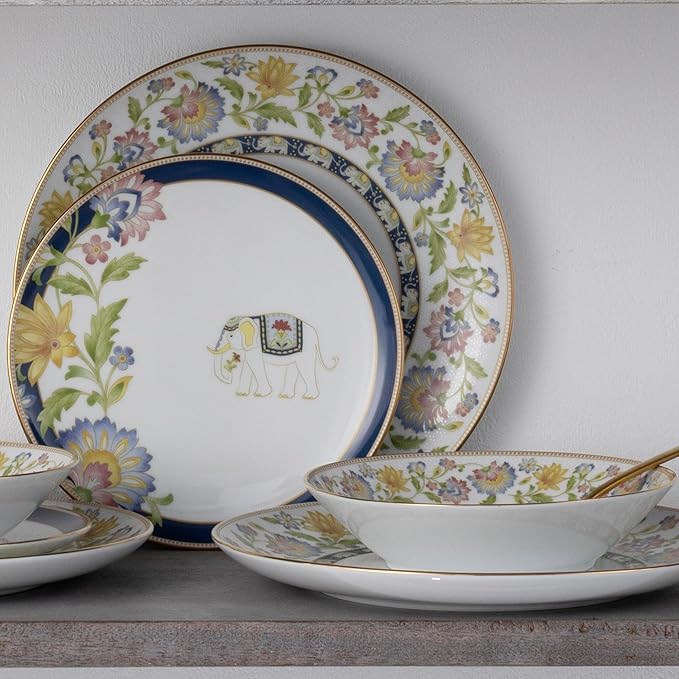 Noritake Tusker Garden 12-Piece Dinnerware Set Service For 4