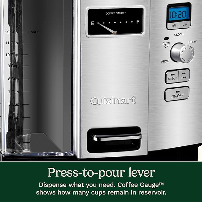 Cuisinart Coffee Maker 12 Cup Programmable Drip DCC-3000P1 Black