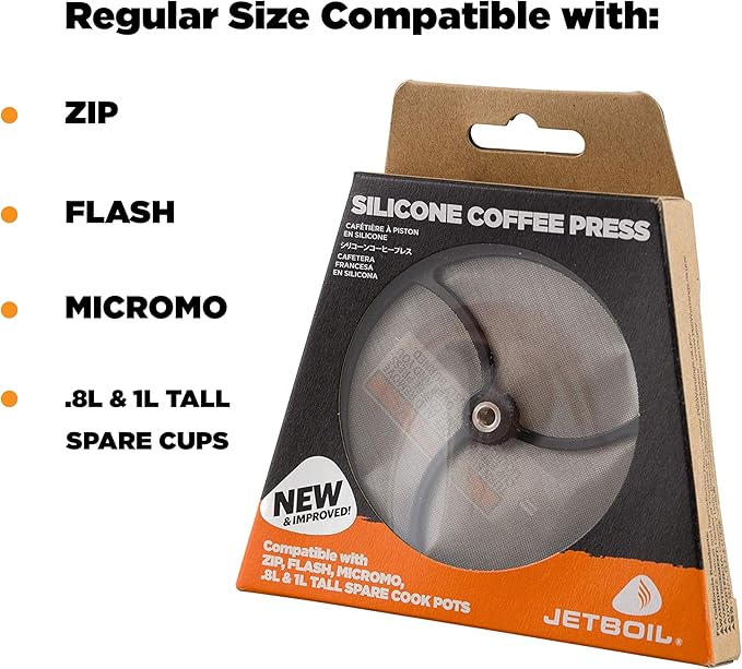 Jetboil Silicone French Press Coffee Maker Camping Stoves Regular